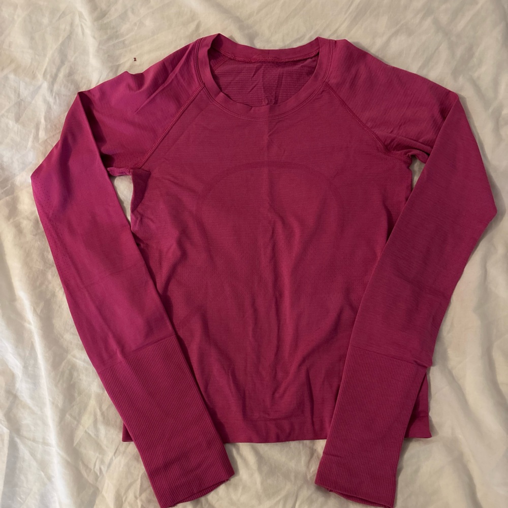 lululemon athletica Pink Long Sleeve Top